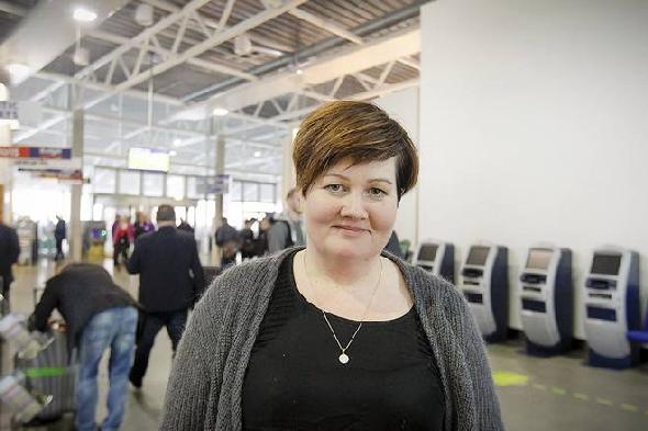 Gudny Langgaard, stjóri í Vága Floghavn