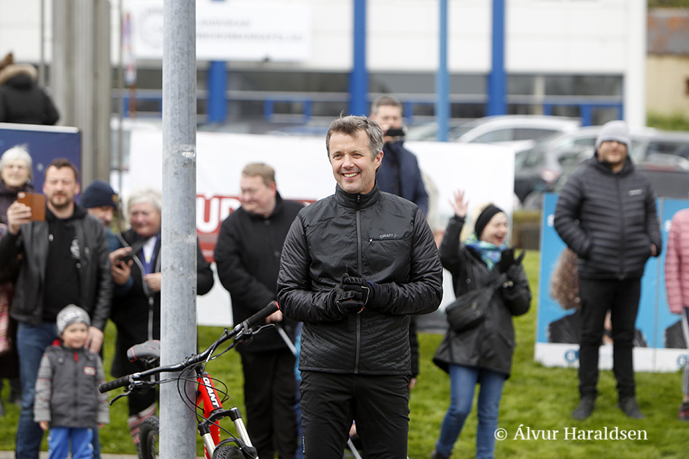 Krúnprinsurin til Royal Run í Klaksvík